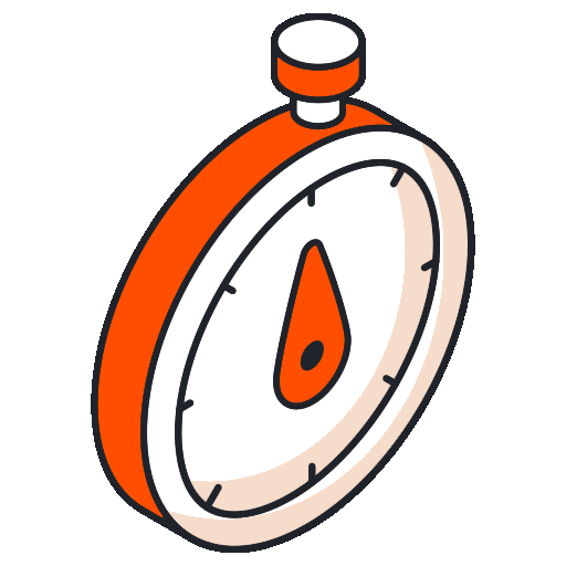 Hourglass icon representing time to react