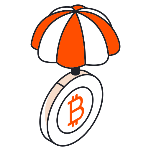 Umbrella icon representing protection from liquidation